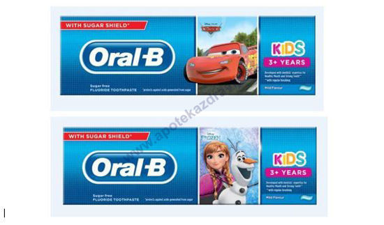 Slika ORAL B STAGES FROZEN&CARS 75ml