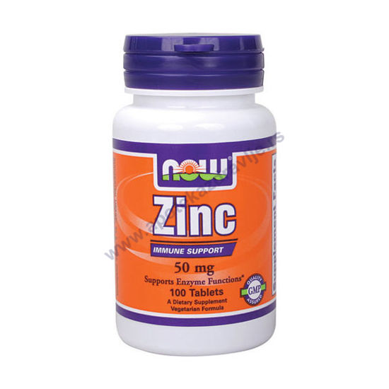 Slika NOW ZINC GLUCONATE caps. 100x50mg