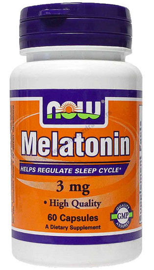 Slika NOW MELATONIN caps.60x3mg