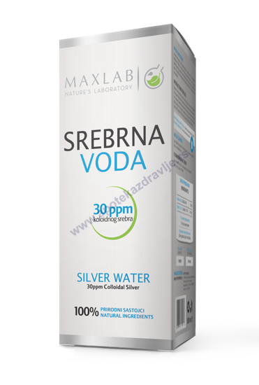 Slika MAXLAB SREBRNA VODA KOL.30PPM 500ml