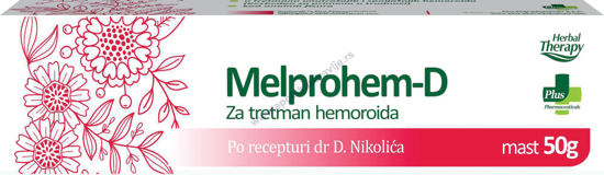 Slika MELPROHEM-D MEL. HEMOROIDI 50g